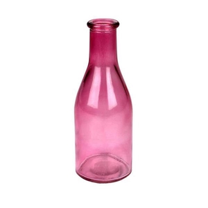 Vaas Moroni glas D6.5xH18cm roze transparant