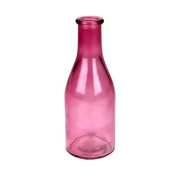 <h4>Vaas Moroni glas D6.5xH18cm roze transparant</h4>