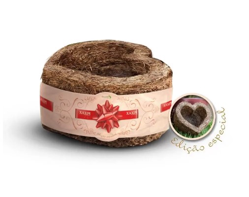 <h4>XAXIM DE PALMEIRA CORACAO PT  A13cm D26cm</h4>