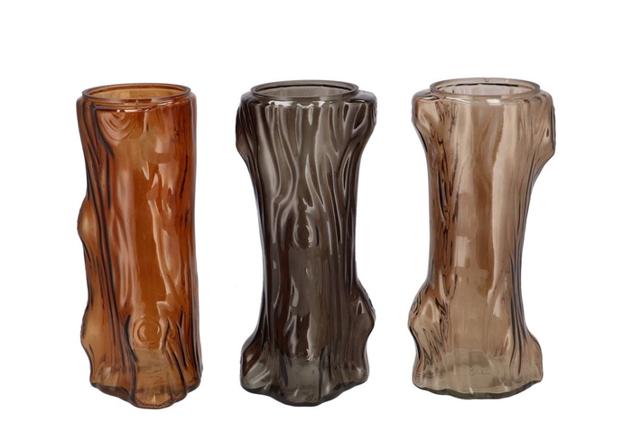 <h4>Roman Woods Brown Mix Tree Vase Ass 12x11x26cm</h4>