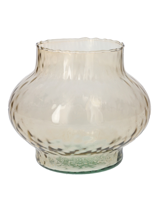 <h4>DF02-883912100 - Vase Hammer1 d11.5/19xh16.5 beige Eco</h4>