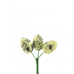 Pasen Bijsteker 10cm kievitsei 2.5cm x3