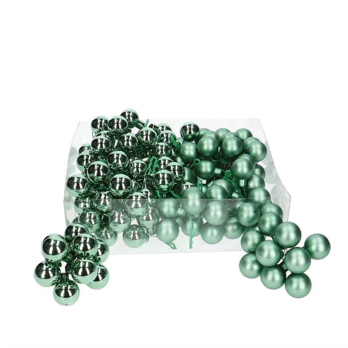 <h4>Christmas bauble Ball/wire 25mm combi x144</h4>