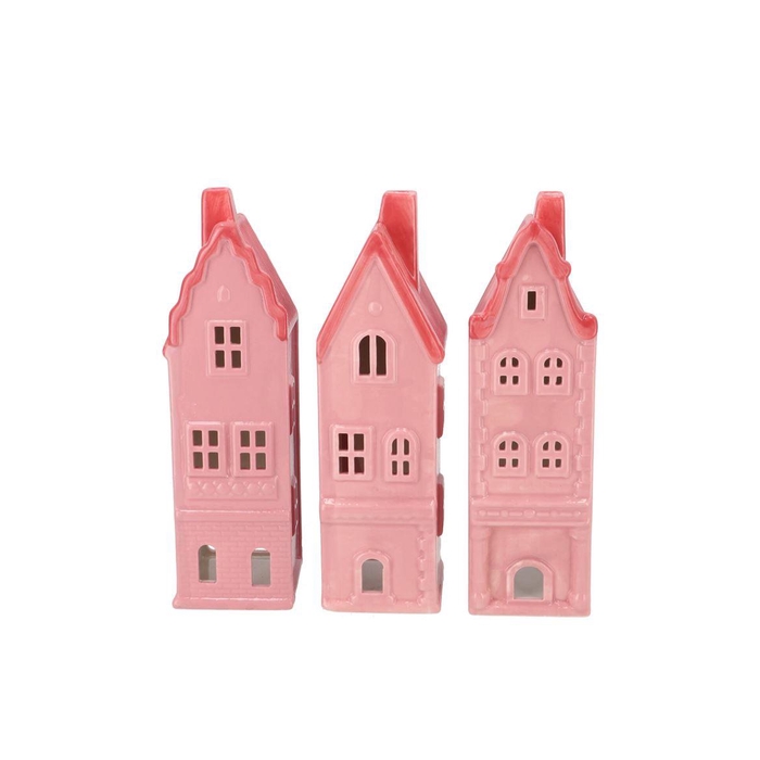 <h4>Jolie Jolly Pink House T-light Ass. 8x7x26cm</h4>