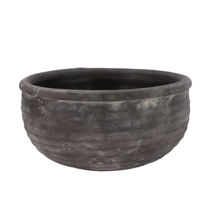 Gamla Grey Bowl Structure Stripe 35x35x17cm