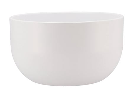 <h4>Ceramic White Matt Bowl Orchid 26x15cm</h4>