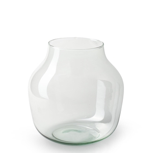 Glass Eco vase Barry d19*19cm