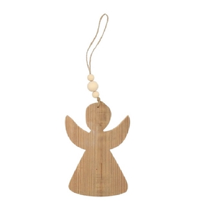 Christmas natural Hanging angel 15cm