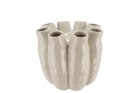 <h4>Luna White Tube Vase 19x19cm Nm</h4>