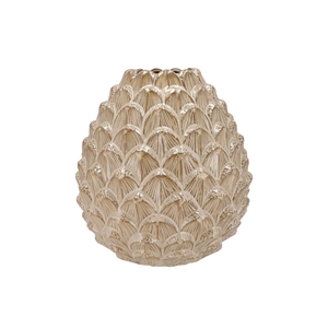 Mika Cozy Sand Vase Pinecone Edge 34x37cm