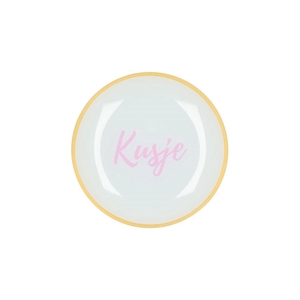 Plate Round Kusje 18x18x2cm