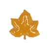 Leaf Maple Plate Yellow 24x24x4cm Nm