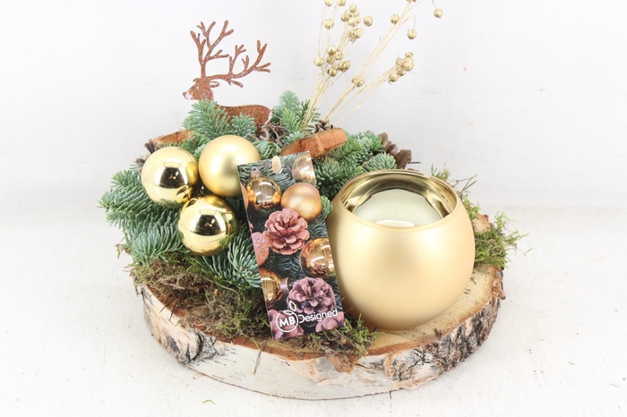 <h4>arr5 Kerst MB - Hout nature schijf wax gold</h4>