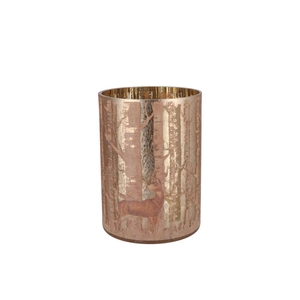 Ruby Gold T-light Deer 10x13cm Nm