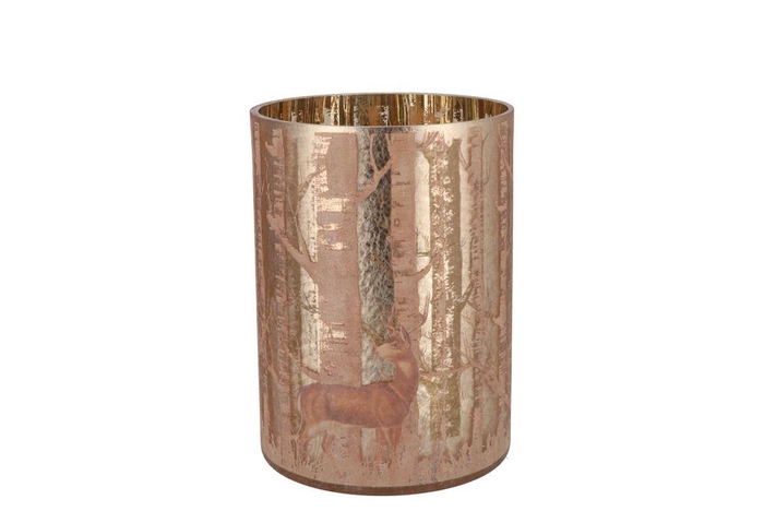 <h4>Ruby Gold T-light Deer 10x13cm Nm</h4>