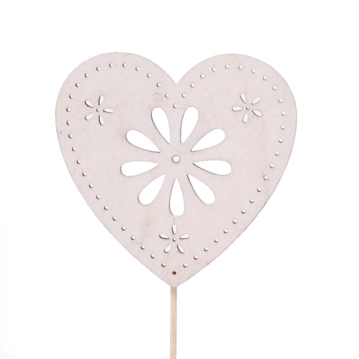 <h4>Wedding 10cm Heart flower 8cm</h4>