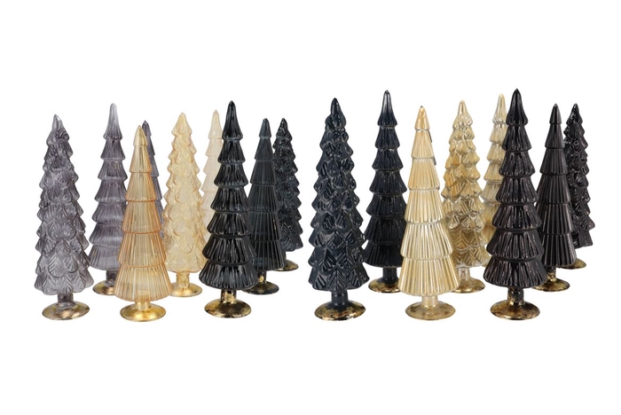 <h4>Twinkle Black Mix Glass Tree Shiny Ass 9x35cm Nm</h4>