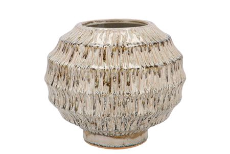 <h4>Lima Green Vase Bol Active Glaze 29x29x26cm Nm</h4>