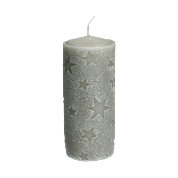 <h4>Candle Cylinder Safe d06.5*15cm Star</h4>