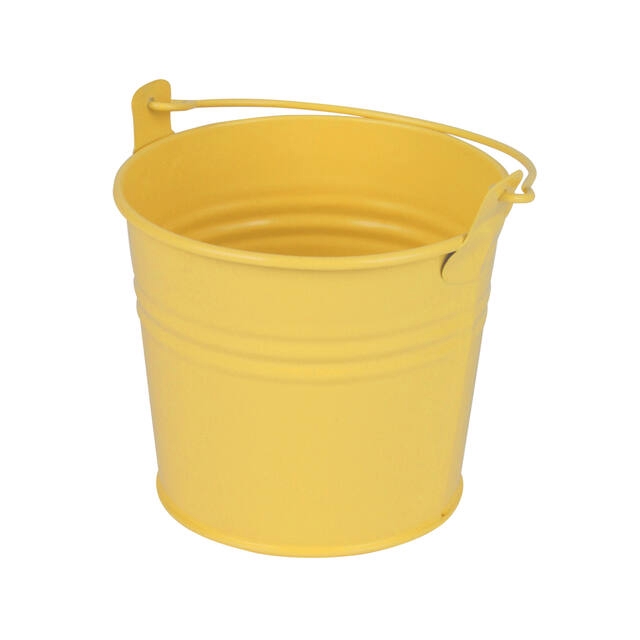 <h4>Bucket Sevilla zinc 10.3xH8.5cm - ES9 yellow matt</h4>