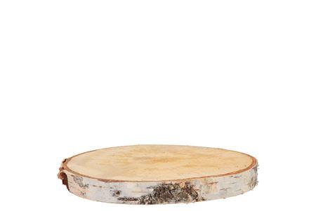 <h4>Nature Birch Slices Round D18-22cm X 3 Cm</h4>