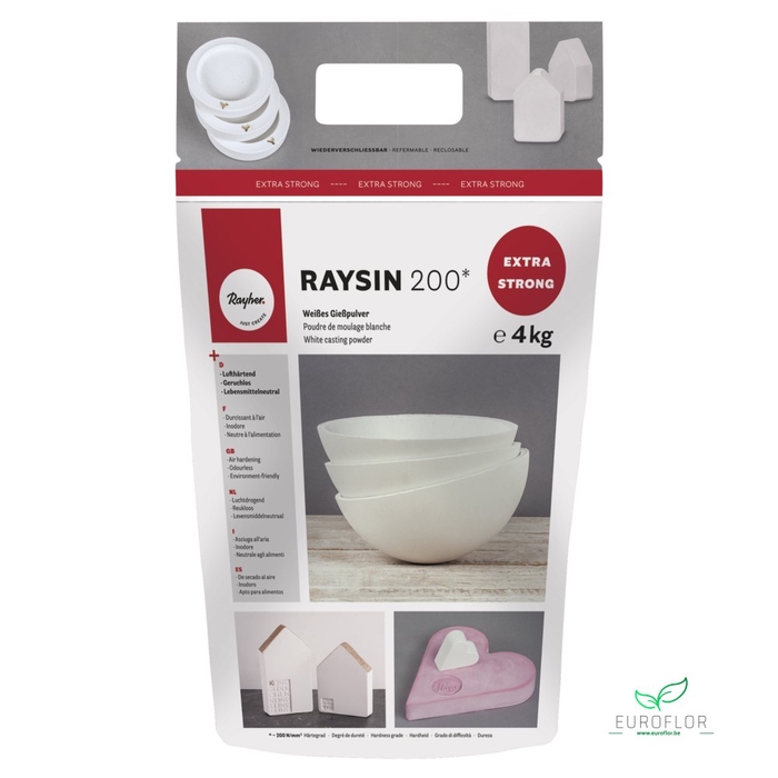 <h4>GIETPOEDER RAYSIN WIT 200 4KG</h4>