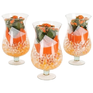 Autumn Arr. Indoor Glass Cognac Ø17cm 1PP