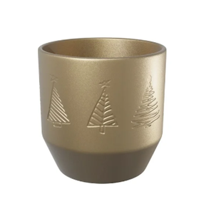 TIRZA135 136x135 Pearl Gold+Trees patter