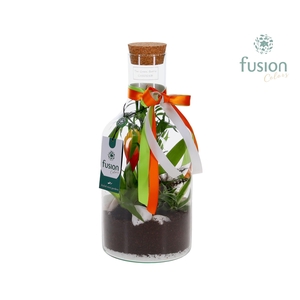 Green Bottle Fles Small met Pasen arrangement