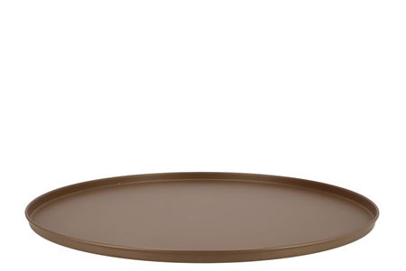 <h4>Coaster Matt Gold Tray Metal 56x56x2cm Nm</h4>
