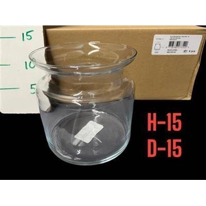 GLAZEN VAZEN CILINDER 15X15