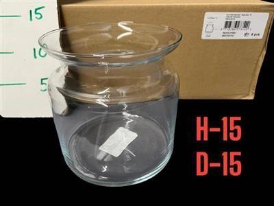 <h4>GLAZEN VAZEN CILINDER 15X15</h4>