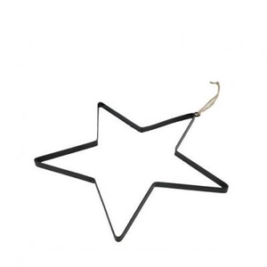 Christmas Deco star iron hanging 25cm