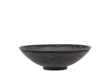 <h4>Melamine Grey Bowl Round 17x5cm</h4>