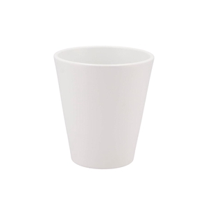 Ceramic White Matt Pot Orchid 15cm