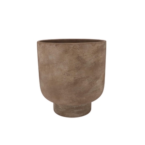 Florence Antique Bronze Pot Round 18x18x21cm