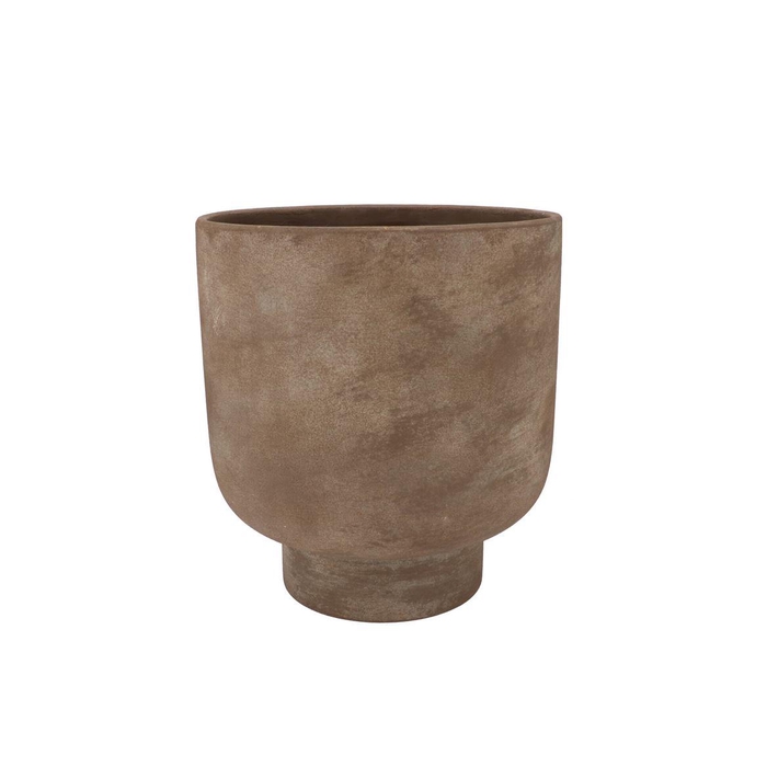 <h4>Florence Antique Bronze Pot Round 18x18x21cm</h4>