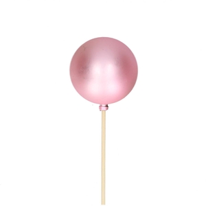 Kerst bijsteker 50cm Kerstbal d06cm mat