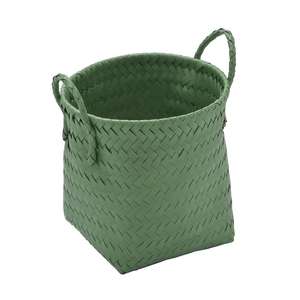 CESTA DECORATIVA REDONDA M VERDE 636-063