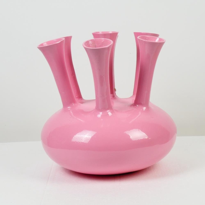 <h4>Alu Vase Antique Pink O  39cm</h4>