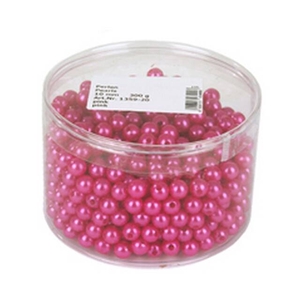 Pearl loose 10 mm fuchsia-tube 600 pcs