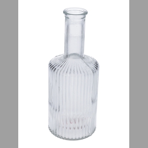 DF01-665460500 - Vase Caro lines neck d3.7/8.2xh20.5 clear