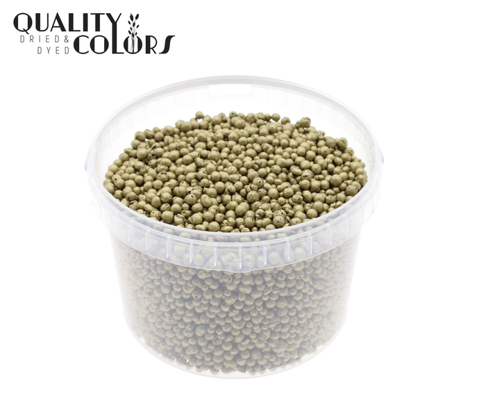 Terracotta pearls 3 ltr bucket Gold