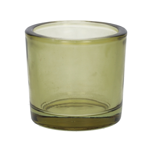 <h4>Candle holder Espen1 d6.5xh6 l.green transparent</h4>