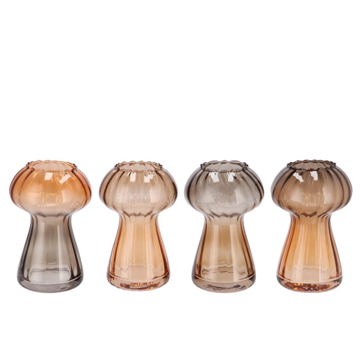 <h4>Nova Woods Brown Vase Mushroom Structure Tricolor</h4>