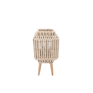 Cruz Sand Lantern Square On Stands 13x19x36cm