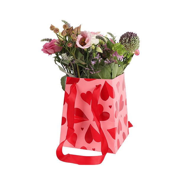 <h4>Bag Joli cardboard 15/15x12/12xH18cm pink 10/bag</h4>