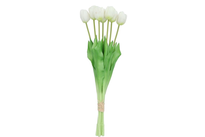 <h4>Silk Tulip 7x White 43cm Nm</h4>