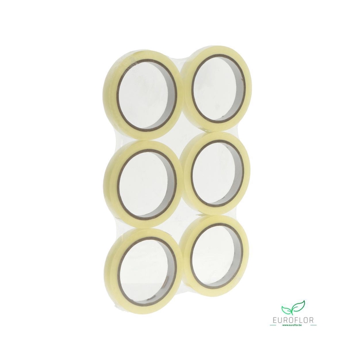 TAPE TRANSPARANT 12MM 6ROL