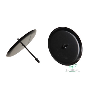 CANDLE HOLDERS PICK BLACK 80MM 4PCS